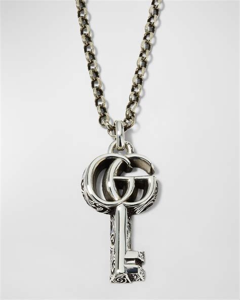 gucci key necklace men|gg pendant.